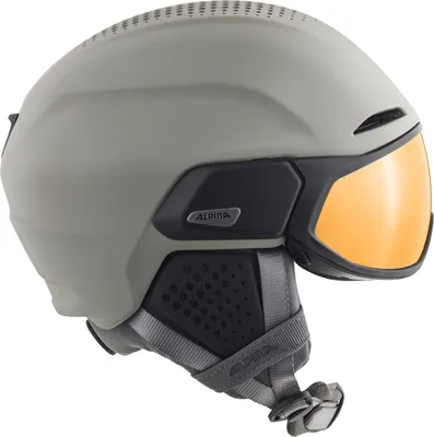 Produktbild von Alpina Alto Q-Lite Visier Skihelm Snowboardhelm moon grey gold  A9236 : 51 - 55 cm Grösse - Helme: 51 - 55 cm