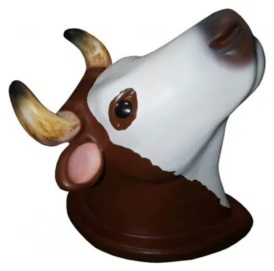 Immagine prodotto di Mucca figura statua scultura figure sculture decorazione decorazione spazzola testa muro