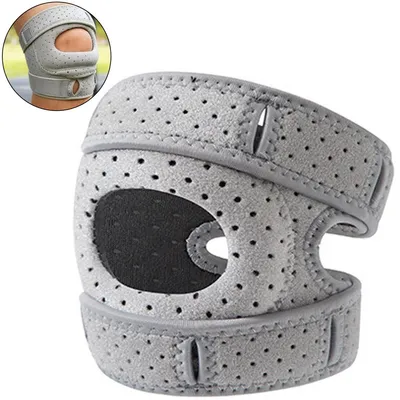 Produktbild von 2-teilige Gesunde Knieorthese,Patella Kniebandage, schmerzlindernde Knieorthese, verstellbare Kniestütze