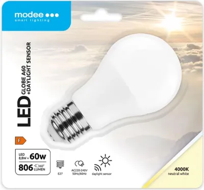 Produktbild von Modee E27 LED Lampe A60 8,8W 806lm 4000K Neutralweiß
