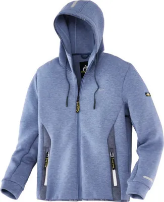 Immagine prodotto di Giacca da immersione "Scuba-Jack" da uomo, marca Uncle Sam, con cappuccio - giacca da lavoro con dettagli riflettenti, colore blu navy, taglia XXL