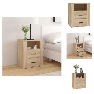 Obrázek produktu pro vidaXL Noční stolek Sonoma dub 50x36x60 cm materiál na bázi dřeva - Noční stolky