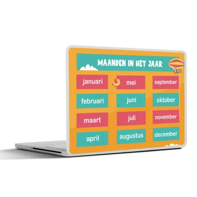 Produktbild von MuchoWow® Laptop Aufkleber Sticker Cover Kindergarten - Bildung - Jahr - Mädchen - Jungen - Kinder 30x21 cm - Sticker für Laptop - Selbstklebend