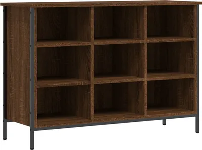Zdjęcie produktu dla vidaXL Stojak na buty brązowy dąb 100x35x70 cm materiał drewnopochodny