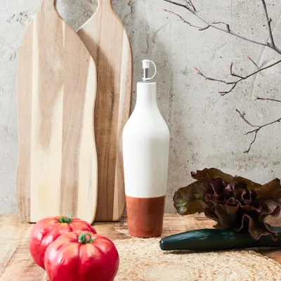 Immagine prodotto di Bottiglia per olio in Vetroceramica bicolore, 670 ml
