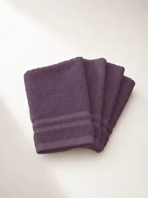 Productafbeelding van HOOMstyle Washandjes Boutique - 4 stuks - 16x21cm - Vijgenpaars