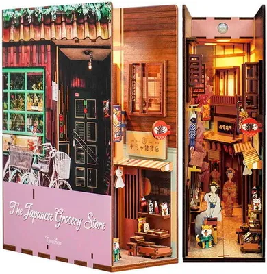 Produktbild von Buch-Ecke Miniaturhaus - Japanischer Laden - Tonecheer