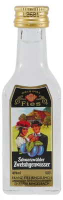 Produktbild von Fies Schwarzwälder Zwetschgenwasser (30 x 0,02L)