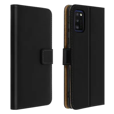Produktbild von Avizar, Kunstleder-Klappetui mit Standfunktion für Samsung Galaxy A41, Schwarz