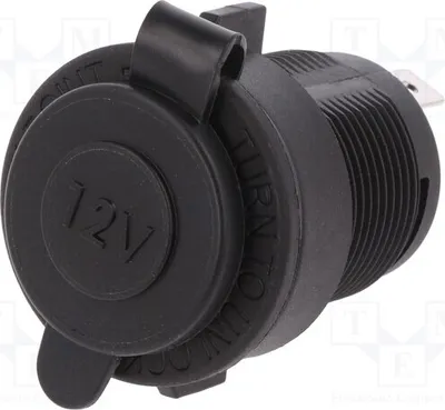 Produktbild von 1x Adapterbuchse für KFZ-Zigarettenanzünder   A13-142A Stromversorgungszubehör für