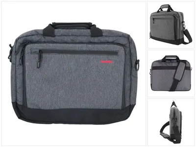 Image de Sacoche pour ordinateur portable, Farbe:anthracite melange