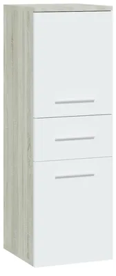Obrázek produktu pro Koupelnová skříňka nízká LUPO LP3 sonoma / bílý lesk