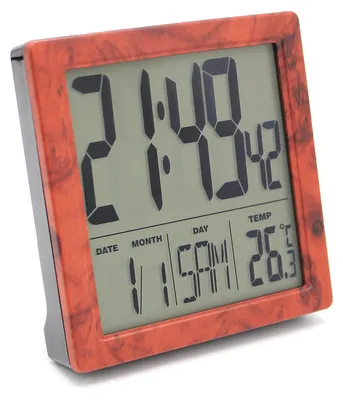 Radiowecker mit RCC, Doppelalarm, Schlummerfunktion, 7 Sprachen, 4 cm Display