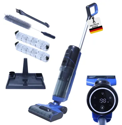 Produktbild von Sommertal W2 Akku Wischsauger | Nass Trockensauger | Waschsauger kabellos | Staubsauger Saugwischer | 0,5h Laufzeit | Zubehör HEPA-Filter, Ladestation