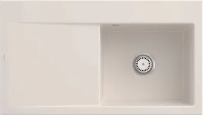 Produktbild von Villeroy & Boch Keramikspüle 335101KR, Subway Style 50 Einbauspüle - inkl.