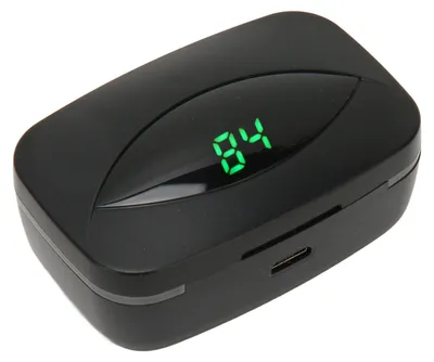 Obrázek produktu pro Bezdrátová sluchátka Bluetooth 5.3, vodotěsná (IPX7), s hlubokými basy, potlačující hluk, s nabíjecím pouzdrem