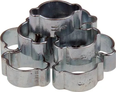 Produktbild von Zweiohrschellen Schlauchschellen 2-Ohr Schlauchklemmen 9-11 mm (3/8“) 10-tlg.