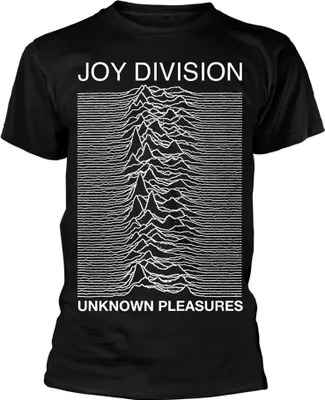 Image de Joy Division - "Unknown Pleasures" T-Shirt für Herren/Damen Uni PH2273 (M) (Schwarz)