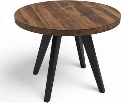 Obrázek produktu pro Kulatý rozkládací stůl OAK HUNTON DARK Ø100/200