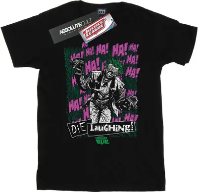 Produktbild von DC Comics - "Justice League Die Laughing" T-Shirt für Herren BI31746 (4XL) (Schwarz)