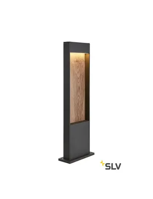 Produktbild von SLV 1002957 FLATT POLE 65 Outdoor LED Stehbauleuchte 3000K IP65 anthrazit/braun