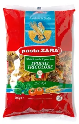 Obrázok produktu pre Trojfarebné fusilli cestoviny 500 g