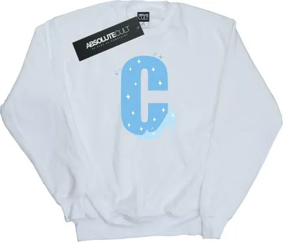 Produktbild von Disney - "Alphabet C Is For Cinderella" Sweatshirt für Damen BI32786 (L) (Weiß)