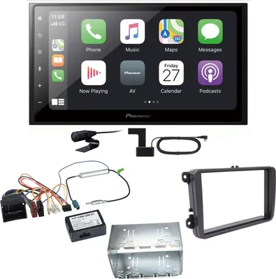 Produktbild von Pioneer SPH-DA250DAB Bluetooth DAB+ USB Einbauset für Tiguan Amarok Caddy Jetta
