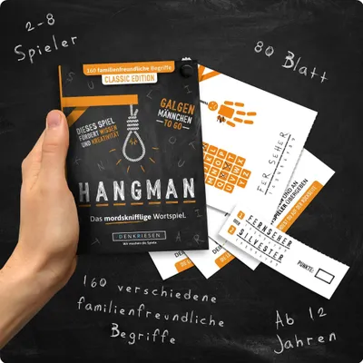Produktbild von HANGMAN® | Classic Edition – "Das mordsknifflige Wortspiel."