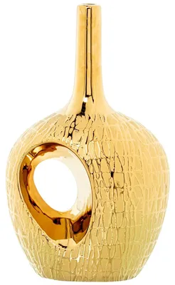 Tafelvaas, Gold, Keramik, 22x13x36 cm
