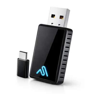 Zdjęcie produktu dla Adapter AutoSky CarPlay & Android Auto - bezprzewodowy, Plug & Play, kompatybilny z fabrycznym CarPlay