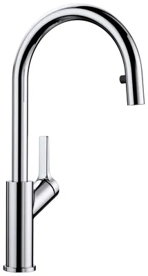 Produktbild von BLANCO CARENA-S Armatur / chrom / Zugauslauf / Hochdruck