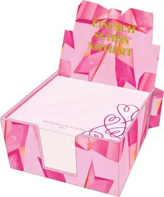 Zdjęcie produktu dla Zettelkästchen - All about pink