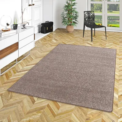 Produktbild von Hochflor Langflor Teppich Cottage Taupe, Größe:400x500 cm