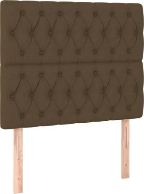 Produktbild von vidaXL Kopfteil Dunkelbraun 90x7x118/128 cm Stoff