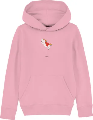 Produktbild von Mr. & Mrs. Panda Kinderpullover Einhorn Geburtstag 5-6 Jahre (110/116) - Baumwolle Pink - Geschenk, Geburtstagsgeschenk, Kapuzenpullover, Sweatshirt, Hoody, Kapuzenpulli