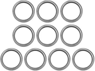 Obrázok produktu pre Sada 10 hliníkových vypúšťacích zátok pre olej – vnútorný priemer 20 mm – vonkajší priemer 26 mm – kód produktu 803916010