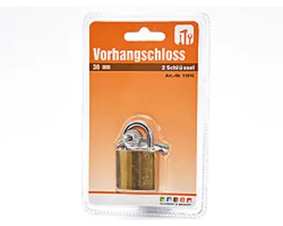 Obrázok produktu pre Visací zámok 30 mm, 2 kľúče