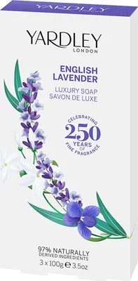 Produktbild von Yardley English Lavender Coffret 3 mydła 100g