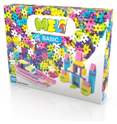 Zdjęcie produktu dla Klocki konstrukcyjne Meli Basic Pink 1000 elementów