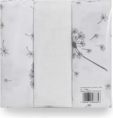 Productafbeelding van MUSLIN Luiers, 3-pack, 70x80 cm, BabyBoom, Löwenzahn
