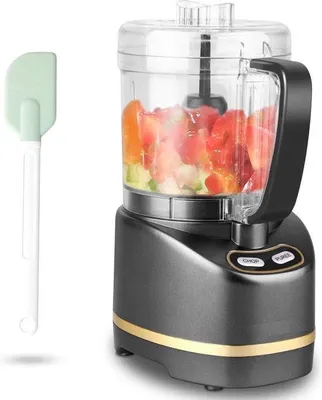 Immagine prodotto di Robot da cucina elettrico da 200 Watt - Vasca da 450 ml per tagliare, tritare, frullare e ridurre in purea