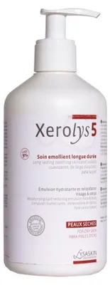 Zdjęcie produktu dla Lab Lysaskin, Xerolys 5, chroni i nawilża, emulsja do ciała, do twarzy i ciała, 500 ml