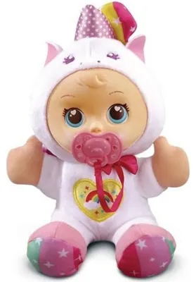 Produktbild von VTech Little Love, interaktive Einhorn-Puppe, Regenbogen-Design