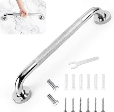 Obrázek produktu pro Nerezová protiskluzová rukojeť 40 cm do koupelny