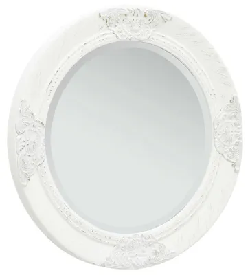 Image de Miroir mural de style baroque avec cadre en bois décoratif