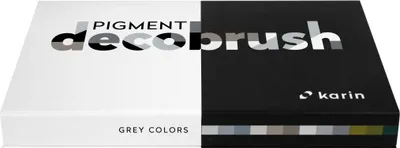 Immagine prodotto di Karin PIGMENT Collezione Decobrush Colori grigi