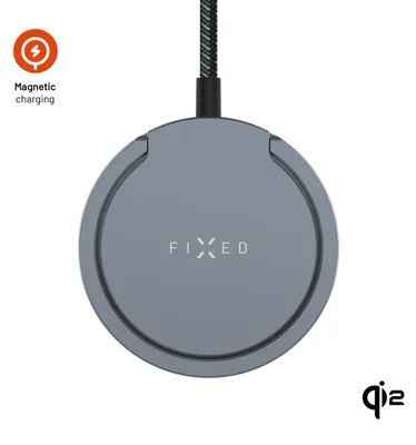 Obrázok produktu pre FIXED MagPad Pro2 s podporou MagSafe Qi2 a 15W stojanom sivý