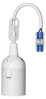 Produktbild von E27-Renovierungsfassung mit Schnellanschluss, weiß – ON-E27-29/W