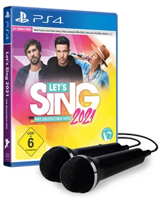 Obrázek produktu pro Ravenscourt Let's Sing 2021 + 2 Microphones, PlayStation 4, Očekáváno hodnocení, Fyzické médium
